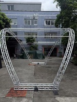 Estructura Modular de Aluminio para Iluminación de Escenarios, con Conexión Rápida, Personalizable, Soporta 100 kg, con Perno Curvo para Montaje en Truss
