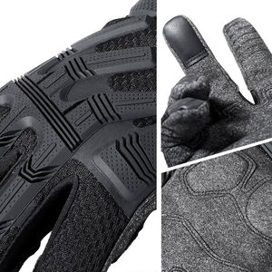 Gants de moto d'hiver unisexes sur mesure, respirants, en cuir sport avec poignées et fonction tactile, taille plus - Product Image 6