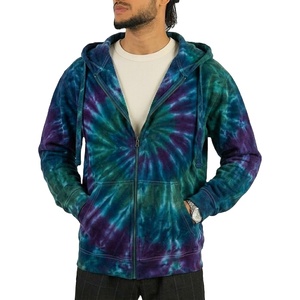 Vente en gros de sweat-shirts à capuche unisexes en molleton de coton avec fermeture éclair arc-en-ciel, streetwear décontracté d'hiver, OEM ODM - Product Image 1