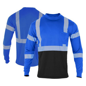 Camiseta de seguridad de manga corta, camiseta transpirable reflectante de alta visibilidad para el trabajo, almacén, construcción, Clase 3 - Product Image 5