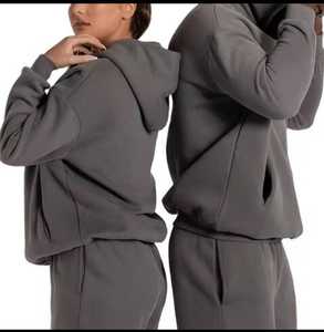 Survêtement unisexe de luxe, ensemble de jogging, vêtements de sport, ensemble de survêtements simples, pantalon de survêtement et sweat à capuche personnalisés, couple, survêtement assorti - Product Image 3