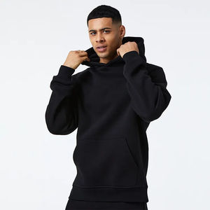 Hip Hop Logo personnalisé coton polaire pull à manches longues col rond unisexe Streetwear hommes sweat à capuche survêtement - Product Image 4