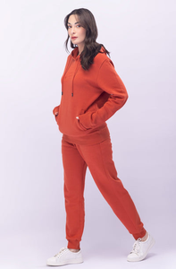 Chándales ajustados personalizados para hombre y mujer, chándal de lana tecnológica con logotipo personalizado y jogging lateral, chándal de lana de invierno - Product Image 4