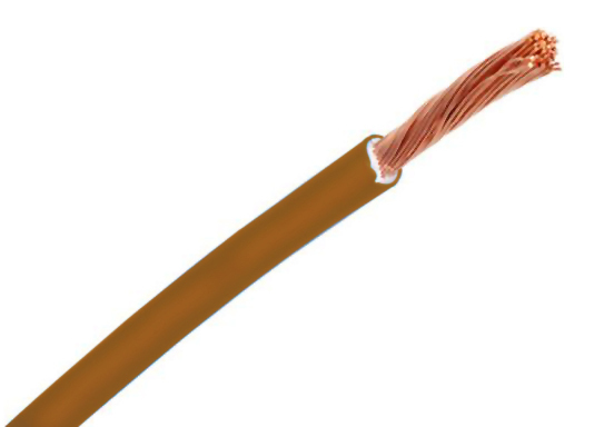 100m. flexible brown wire cable 1.5mm2