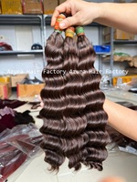 Extensions de cheveux humains Remy vietnamiens noirs à texture Deep Wave, doux et lisses, double trame machine, Super Double Drawn, prix de gros