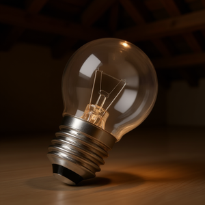 Ampoule incandescente sphérique renforcée portable 60W E27 240-250V - Product Image 3