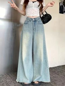 High Quality Women Pants and <b>Trousers</b> Wide legs Palazzo Blue Denim Slim Fit <b>Vintage</b> Casual Fashion Whole Sales - Product Image 2