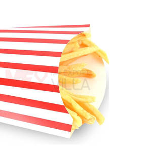 Boîte à frites portable robuste sur mesure laminage brillant de qualité supérieure estampage chips de pommes de terre à faible quantité minimale de commande gaufrage alimentaire - Product Image 6