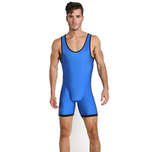 Customized Sublimation High Quality Dry Wrestling <b>Singlet</b> <b>Men</b> Wrestling Wears Design Own Custom Logo <b>Singlets</b> - Product Image 1