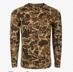 T-shirt de chasse en coton de haute qualité, nouveau design confortable pour homme, fabriqué au Pakistan, taille plus, manches longues, chemise de chasse unie - Product Image 3