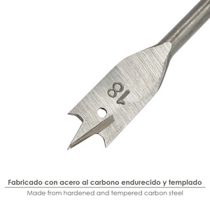 Punta per trapano piatta per legno Wolfpack a 3 punte 18,00 mm. - Product Image 3