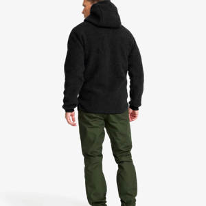 เสื้อฮู้ดพรีเมี่ยมสำหรับผู้ชายแจ็คเก็ตแบบรูดซิปมีฮู้ดขนแกะเชอร์ปาสำหรับผู้ชายรุ่นที่มีน้ำหนักออกแบบโลโก้ได้ตามที่ต้องการ - Product Image 5