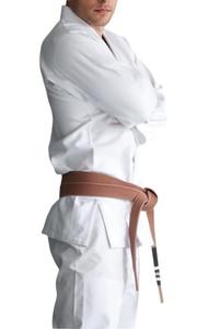 Uniforme de Karate en blanco y liso, Kimono personalizado, Jiu-Jitsu Gi, artes marciales, Kung Fu Gi, uniformes de Judo para entrenamiento, traje de algodón transpirable - Product Image 4