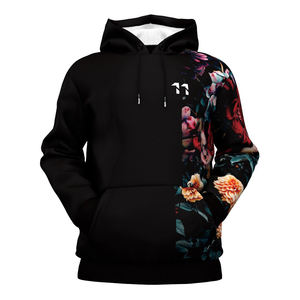 <b>Men's</b> Customized Logo Winter Sweatshirt Pullover Oversized Street Style Hoodie <b>Fleece</b> Fabric Solid Sublimation Printed Blank - Product Image 1
