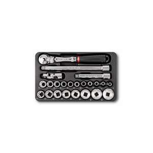 Juego de Herramientas Usag de 23 Piezas con Trinquete, Vasos Hexagonales e Insertos para Uso Profesional y Bricolaje - Product Image 1