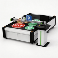 Mini machine de découpe numérique à plat à couteau vibrant pour autocollants monocouche, étiquettes, vinyle mince, échantillons graphiques, découpeuse CNC