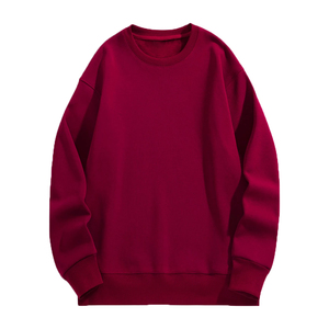 Sudadera de Cuello Redondo con Logotipo Personalizado para Hombre, 100% Algodón, Diseño Sólido, Alta Calidad, Moda de Invierno - Product Image 1