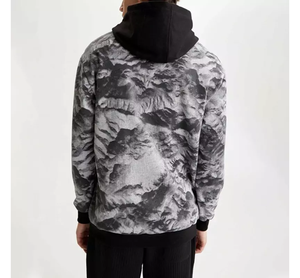 Sudadera con Capucha para Hombre, Diseño Personalizado con Estampado de Camuflaje Sublimado, Tejido Orgánico Transpirable, Corte Regular, Gruesa, para Invierno, 340g - Product Image 3