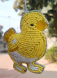 Modern Style High Quality Yellow Bird-Shaped Zari <b>Christmas</b> <b>Decorations</b> Hot Sale Wholesale Cheap Holiday Supplies Jaunty - Product Image 5