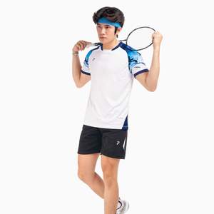 Nouveau design de maillot de badminton léger en polyester 100% de haute qualité et de luxe chemise de sport personnalisée pour adultes vêtements de sport rapides - Product Image 3