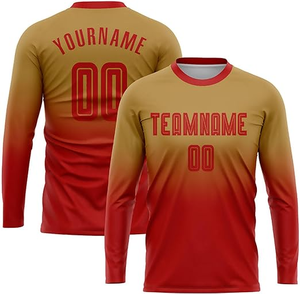 Conjunto de equipos de moda al por mayor, uniformes de fútbol, ropa deportiva, camisetas de fútbol personalizadas para hombres, logotipo sublimado, técnica de impresión Digital - Product Image 3