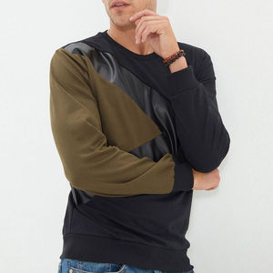 Sweat-shirt unisexe à col rond en coton 100% de haute qualité, designs personnalisés, molleton écologique, broderie numérique/soie - Product Image 5