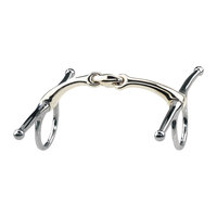 Mors de cheval en acier inoxydable à joues pleines 16 mm – Équipement d'équitation