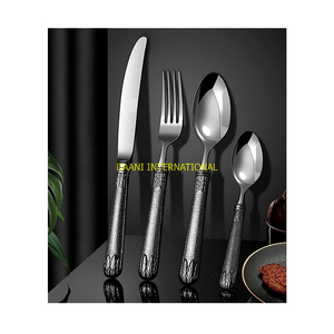 Juego decorativo de cucharas de té y café doradas, cucharas de postre Vintage hechas de latón con diseño de hoja de girasol de Palma de piña, cubiertos - Product Image 2