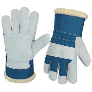 Guantes deportivos de cuero profesionales de gran venta, guantes mecánicos de seguridad en el trabajo para rescate de campos petrolíferos, guantes de cuero de alta calidad - Product Image 4