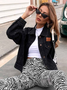 Chaquetas Vaqueras de Mezclilla para Mujer, Estilo 2024, con Logotipo Personalizado, Precio al por Mayor, Ropa Casual Urbana, Precio Económico - Product Image 5