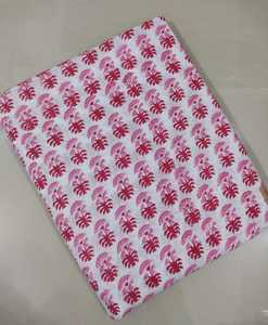 Tissu en coton 100% imprimé à la main respectueux de l'environnement, fabriqué à la main, Jaipur Heritage Traditional Breathable Block Print Cotton Fabric - Product Image 3