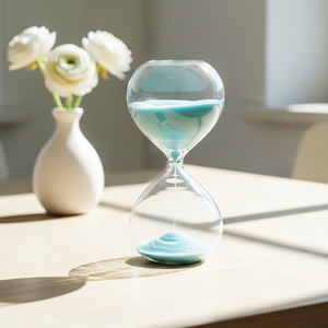 Reloj de Arena de Vidrio Funcional Resistente a los Golpes al por Mayor 8100291L con Capacidad de 30 ml, Diseño Nórdico Portátil para Comer/Hacer Ejercicio - Product Image 1