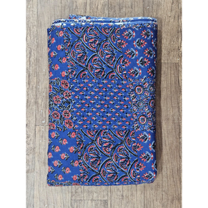 Tela de algodón 100% al por mayor con diseño floral único elegante para Chaqueta tipo kimono de verano y bolso de mano - Product Image 3