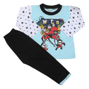 Traje de 2 Piezas de Manga Larga para Niños - Azul Claro - Product Image 5