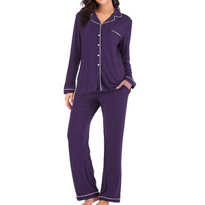 Conjunto de Pijama Ultra Suave de Verano Diseñado para Comodidad Durante Toda la Noche, Ropa de Dormir para Mujer con Ajuste Relajado, Transpirable, de Secado Rápido y Elástico - Product Image 1