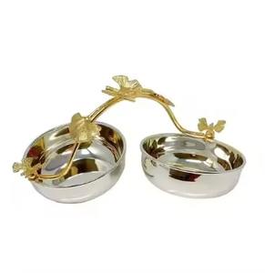 Metal Serving Bowl <b>Dinnerware</b> Collection for Residential Kitchen Dining Table Decoration - Product Image 5