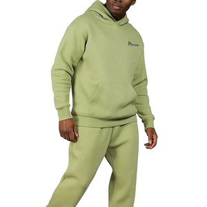 OEM Oversized Tracksuit Set Men Women Hoodie and Sweatpants Soft Fabric Casual Sportswear Breathable Quick-Dry Supplier - Product Image 3