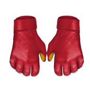 Durable Leather Baseball Batting Gloves with Ergonomic Design for Professional Practice and <b>Games</b> Natural Hand Movement - Product Image 3