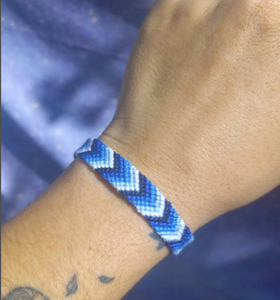 Friendship <b>Bracelet</b> or <b>Anklet</b> Chevron - Colorful - String - Trendy - *CUSTOMIZABLE* - Product Image 3