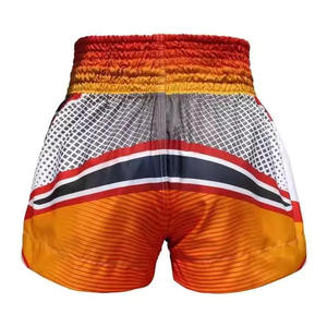 กางเกงขาสั้นผ้าซาตินโพลีเอสเตอร์สำหรับทั้งชายและหญิงกางเกงขาสั้นสำหรับออกกำลังกายเล่นมวยมีโลโก้ตามสั่งผลิตได้ตาม100% - Product Image 2