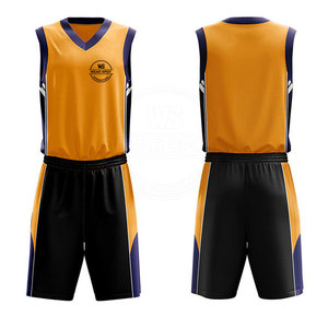 ชุดบาสเก็ตบอลดีไซน์ใหม่ล่าสุด ชุดกีฬาทีมขายดี ราคาถูก ผลิตในปากีสถาน - Product Image 1