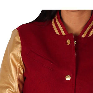 Sublimación personalizada o bordado Varsity Letterman chaquetas de béisbol Jersey de béisbol de invierno para adultos - Product Image 3