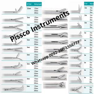 MICS <b>Scissors</b> 70 Degree Fully <b>Curved</b> 5mm Shaft 28cm Working Length Round Handle Cardiac Surgery Instruments - Product Image 6