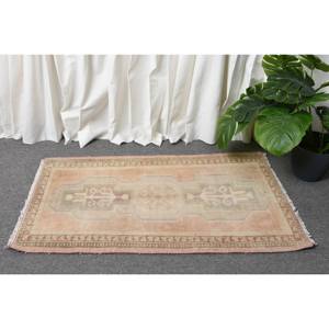 Tapis en Laine Turque Vintage 17x31ft Beige Rose Patchwork Design Technique de Tissage Plat pour Adolescent Décorations de Salon Support en Latex - Product Image 2