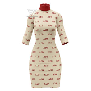 Buy In Bulk Ladies Knitwear Dresses Warm Woolen Fabric | Alibaba.com