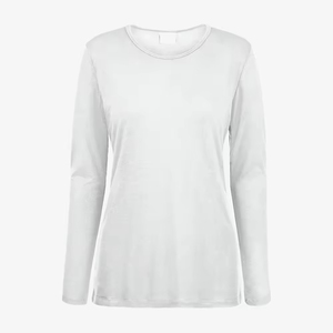 เสื้อยืดโรงพยาบาลแขนยาวคอกลมระบายอากาศเข้ารูปเครื่องแบบโรงพยาบาลโลโก้ออกแบบได้ตามต้องการ - Product Image 1