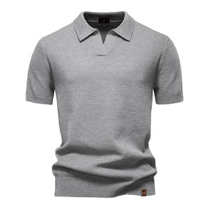 T-shirt en coton pour homme, t-shirt décontracté à manches courtes, oem odm, t-shirt uni, chemises polo grande taille pour homme, vente en gros par le fabricant - Product Image 1