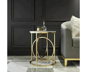 Rounded Shape <b>Table</b> <b>Set</b> for Living Room Best Selling New Design Trendy <b>Side</b> <b>Table</b> Hot Selling New Design Trendy <b>Table</b> - Product Image 2