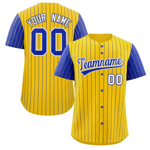 Camiseta de Béisbol Extra Grande Personalizada con Rayas, Camiseta de Softbol Profesional Juvenil Sublimada al por Mayor - Product Image 4