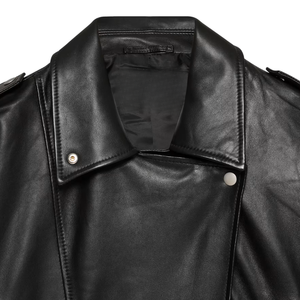 Chaqueta de Cuero Sintético para Mujer |   Chaqueta Corta para Motocicleta |   Chaqueta de Moda Urbana con Cierre de Cremallera para Primavera y Otoño - Product Image 2